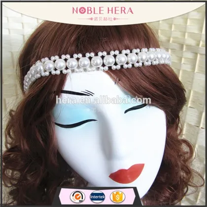 Beautiful pearls headband bridal hair headband HZ-5