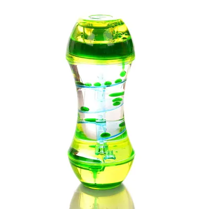 Visual Sensory Toy: Liquid Motion Spiral Timer - A Calming and Soothing Desk Hourglass