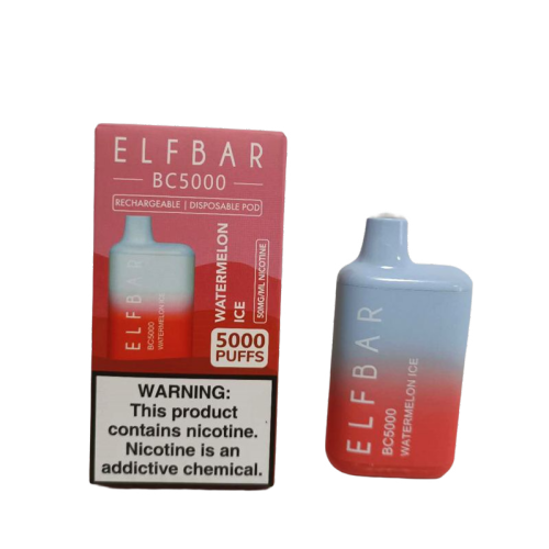 Bar elfe jetable vape BC5000 650mAh rechargeable