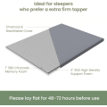 Unipon 4 Inch Extra Firm Mattress Topper Queen