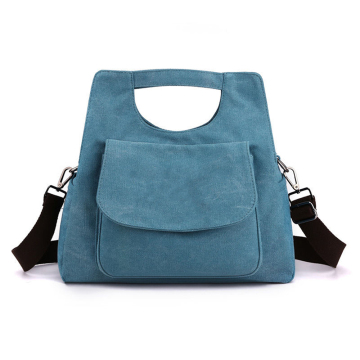 Custom Retro Large Canvas Shoulder Hobo Crossbody Handbag