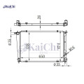 253104A000 Radiador Hyundai H1/H200 2.4L/2.5L/2.6L 97-07 MT