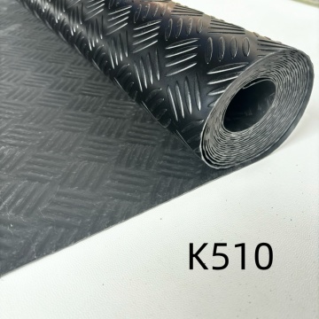 Plastic PVC Four Bar Diamond Floor Rolls Mat