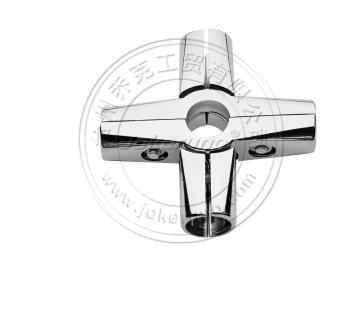 6 way chrome tube shop fittings