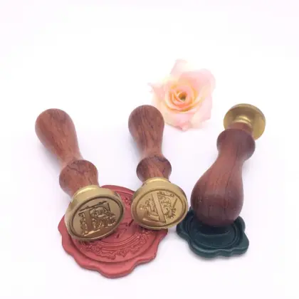 Manuscript Mini Wax Seal Initial Letter Wax Stamp