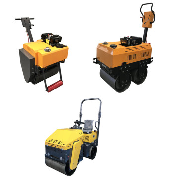 Double Drum Walk-Behind Mini 600Kg Asphalt Roller Compactor