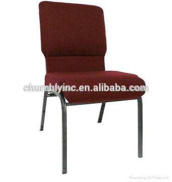 Practical strong red hotel chair for sale