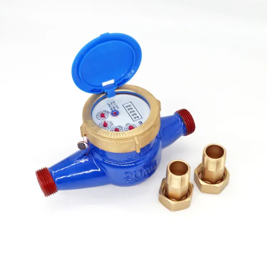 1/2\" Mechanical Water Meter R160 Multi Jet Dry Type Cold Brass Water Flow Meters for Sale