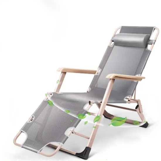 Multifunctional Folding Deck Chair for Office Siesta and Outdoor Use