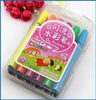 Wholesale 14.9*1.1CM Water Color Pen&different colorful water pen &Customized water color pen