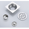 Bathroom toilet cover stainless steel Square fast drainage backflow preventer deodorization floor drain