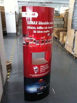 Professional Paper Banner Lama, Cardboard Standee Display Standees For Medicine