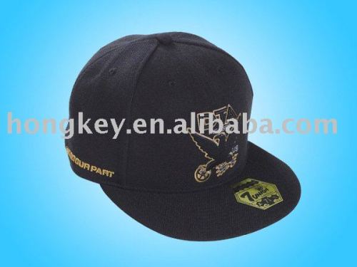 embroidery flat brim baseball caps