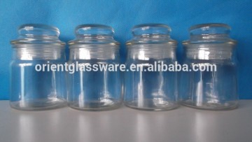 120ml 4oz popular glass candle jar with lid