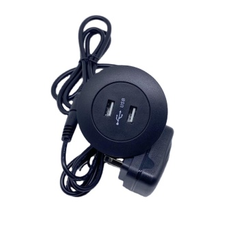Recessed Deskround USB Outlet Socket for Office/Sofa/Table