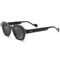 Black Hexagon Sunglasses Frame