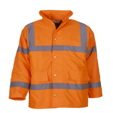 Sécurité Reflective Work Wear en Standard Orange Parka