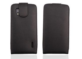 Custom Cow-skin Genuine Leather Case Cover Vertical Flip Po