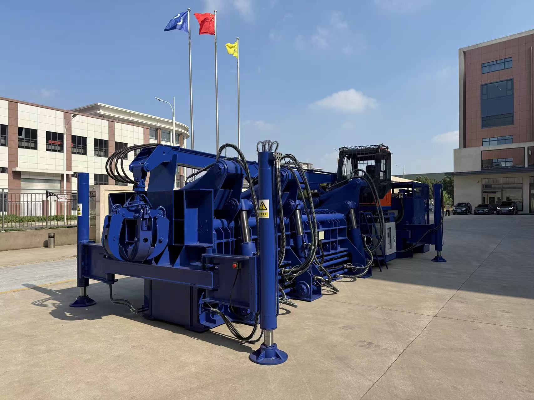 Scrap Metal Car Body Recycling Mobile Baler