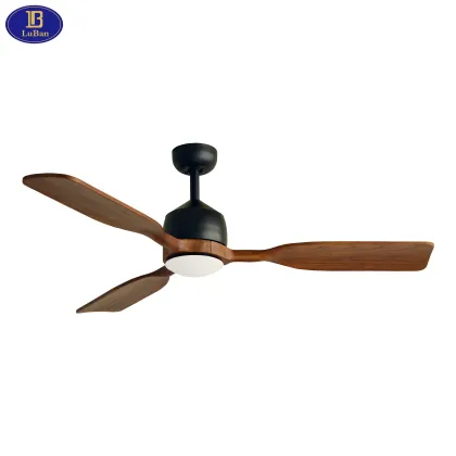LuBan 52" Noiseless Ceiling Fan with LED Light