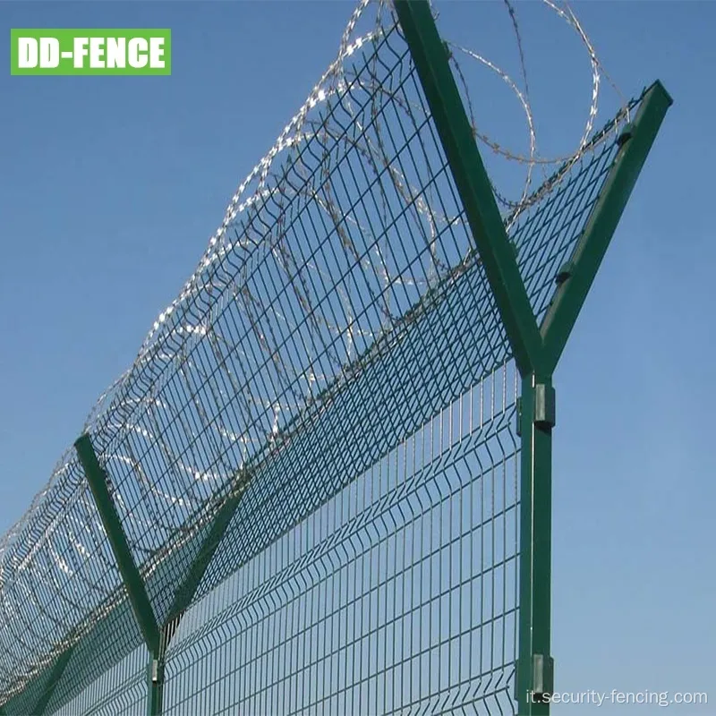 Fence a maglie di filo saldato per l'aeroporto