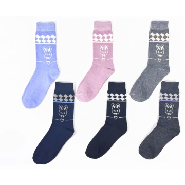 Custom-designed patterned children's socks