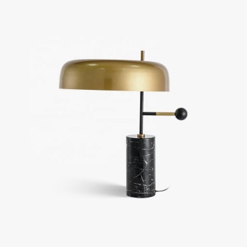Modern Luxury Marble Base Table Lamp for Bedroom and Living Room