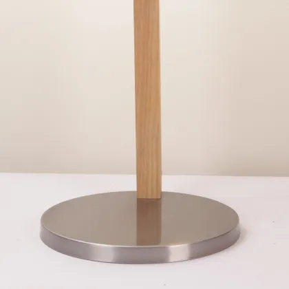 Mid Century Wooden Adjustable Floor Lamp
