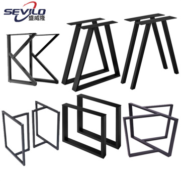 Iron Steel Table Frames and Metal Legs for Industrial Restaurant and Office Furniture