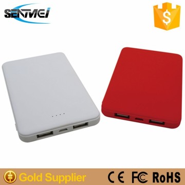 slim power bank 6600mah,ultra slim paper slim power bank for tablet