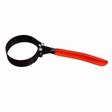Heavy Duty Oil Filter Wrench, Dimples in Band Bite into Filter for Non-slip Removal