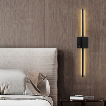 Wireless Dimmable Battery Operated Magnetic Black Picture Light for Bedrooms