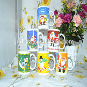 merry christmas ceramic mug with big handle