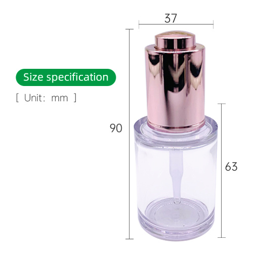 30ml 미용 에센셜 오일 화장품 드롭퍼 병