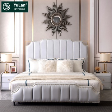 Modern King Size Leather Bed Frame - Manufactory Wholesale Bedroom Furniture