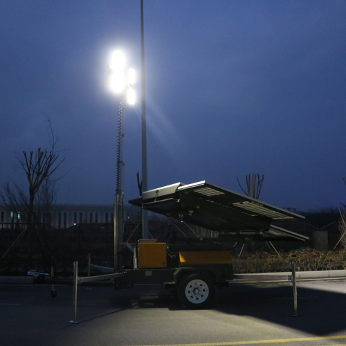 Hot Sale Light Tower Mobile led solar light tower for mining constructions Manufactory