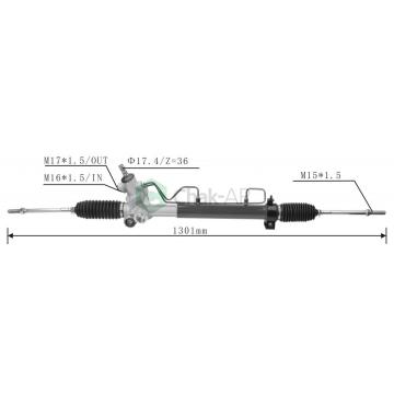 LHD HPS Hidraulic Power Steering System Components Rack untuk Toyota Camry