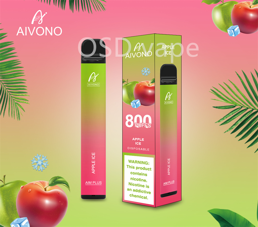 AIM cộng với 800 puffs Vape dùng một lần