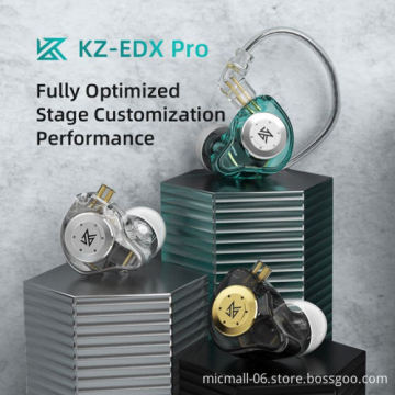 KZ EDC Wired Earphones: High-Fidelity Bass Earbuds for In-ear Monitoring, Sport Use, and Gaming