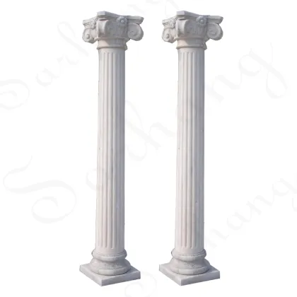 High quality garden decor sand/marble  stone column
