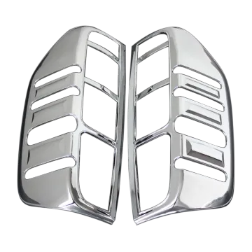 ABS Chrome Rear Lamp Cover Tail Light For Nissan Frontier Navara D40 2006-2009