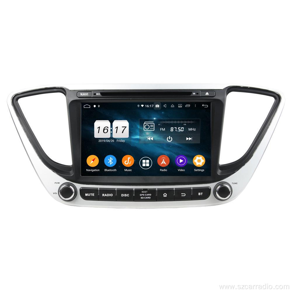 car dvd player for Verna 2017