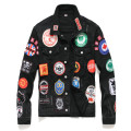 Characteristic Men's Denim Jacket with Patch