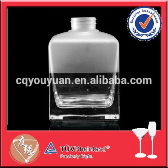 Frost decoration wholesale glass spray perfume bottles 250ml