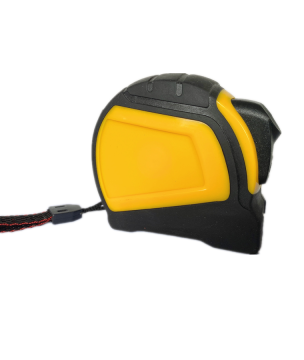 Telescopic self-locking rubber-coated steel tape measure