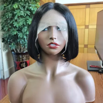 Cheap Frontal Wig Vendors Wholesale Virgin Brazilian Hair Short 13x4 T Part Lace Front Bob Wigs Human Hair Lace Frontal Wig