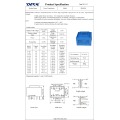 PE4820-I Power 12VA input 110V Output 2*15V 50-60Hz Vaccum Epoxy Encapsulated PCB Welding Isolation Transformer