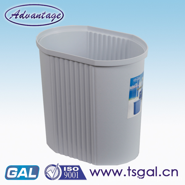 PP plastic without lid office trash bin