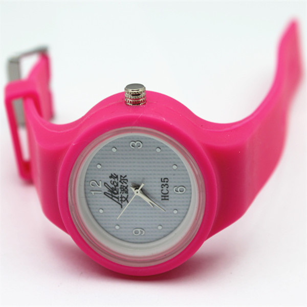 Good quality silicon colorful watch,famous brand watches