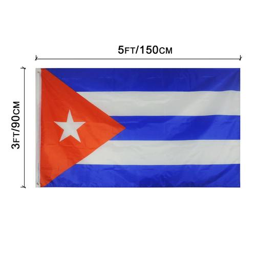 Cuba Flag 100% Polyester